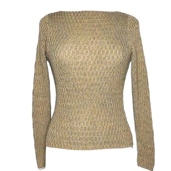 Due' per Due" Collection Silk Wool Blend Sweater - Picture 1 of 9